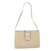 Prada Vintage Pre-owned Nylon prada-vskor Beige, Dam