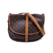 Louis Vuitton Vintage Pre-owned Canvas louis-vuitton-vskor Brown, Dam