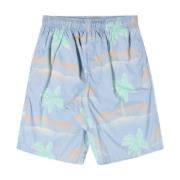 Edwin Chiba Palm Shorts Blue, Herr