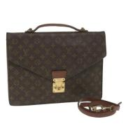 Louis Vuitton Vintage Pre-owned Canvas louis-vuitton-vskor Brown, Dam