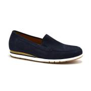 Gabor Dam Moccasin Slip-On Komfort Skor Blue, Dam