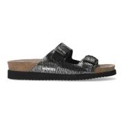 Mephisto Svart Patent Dam Sandal Harmony Black, Dam