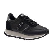 Blauer Glitter Låga Sneakers Millen Black, Dam