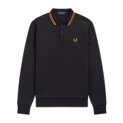 Fred Perry Vändbar Pile Polo Skjorta Black, Herr