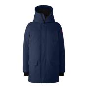 Canada Goose Herr Langford Parka med Skyddande Krage Blue, Herr