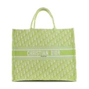 Dior Vintage Pre-owned Canvas totevskor Green, Dam