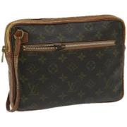 Louis Vuitton Vintage Pre-owned Canvas kuvertvskor Brown, Dam