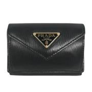 Prada Vintage Pre-owned Laeder plnbcker Black, Dam