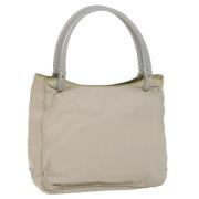 Prada Vintage Pre-owned Nylon prada-vskor Beige, Dam