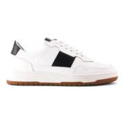 National Standard Handgjorda Svarta Sneakers White, Herr