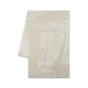 Burberry Bomullsscarf - Beige - Stilfull Beige, Unisex