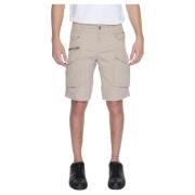 Replay Beige Bomull Herr Shorts Vår/Sommar Beige, Herr