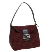 Fendi Vintage Pre-owned Canvas fendi-vskor Red, Dam