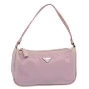 Prada Vintage Pre-owned Nylon prada-vskor Pink, Dam