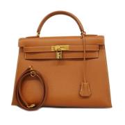 Hermès Vintage Pre-owned Laeder handvskor Brown, Dam