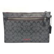 Coach Pre-owned Pre-owned Canvas axelremsvskor Black, Dam