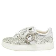 Jimmy Choo Pre-owned Pre-owned Laeder sneakers Gray, Dam