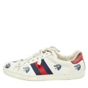 Gucci Vintage Pre-owned Laeder sneakers Multicolor, Herr