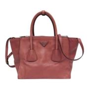 Prada Vintage Pre-owned Laeder totevskor Red, Dam