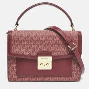 Michael Kors Pre-owned Pre-owned Canvas handvskor Red, Dam