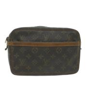 Louis Vuitton Vintage Pre-owned Canvas kuvertvskor Brown, Dam