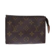 Louis Vuitton Vintage Pre-owned Canvas necessrer Brown, Dam