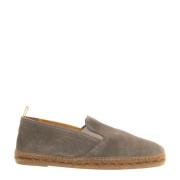 Castañer Grå Mocka Loafer Espadrilleskor Gray, Herr