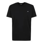 Dsquared2 Svart Crew-neck T-shirt Regular Fit Black, Herr