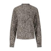 Isabel Marant Blus med abstrakt mönster Multicolor, Dam