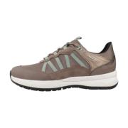 Geox Snygga Sneakers för vardagsbruk Brown, Dam