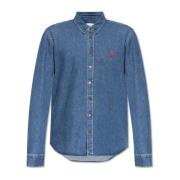 Ami Paris Denim skjorta Blue, Herr