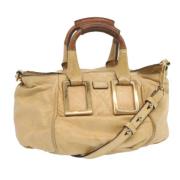 Chloé Pre-owned Pre-owned Laeder axelremsvskor Beige, Dam