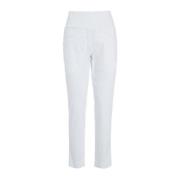 Bitte Kai Rand Vit Stretch Slim Byxor Jinzu White, Dam