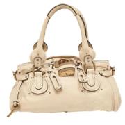 Chloé Pre-owned Pre-owned Laeder handvskor Beige, Dam