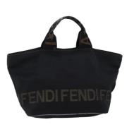 Fendi Vintage Pre-owned Canvas fendi-vskor Black, Dam