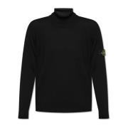 Stone Island Ull turtleneck Black, Herr