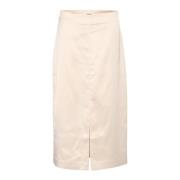 Soaked in Luxury Slim-Fit Kjol Sandshell Slmicaela Stil Beige, Dam