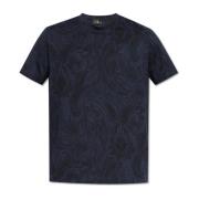 Etro Mönstrad T-shirt Blue, Herr