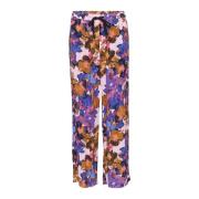 Saint Tropez Winsome Flowers Loose Fit Byxor Multicolor, Dam