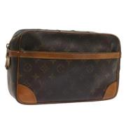 Louis Vuitton Vintage Pre-owned Canvas kuvertvskor Brown, Dam