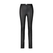 Closed Lammskinn Skinny Byxor Black, Dam