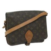 Louis Vuitton Vintage Pre-owned Canvas louis-vuitton-vskor Brown, Dam