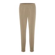 My Essential Wardrobe Avslappnad Fit Sweat Pant i Dune Beige, Dam