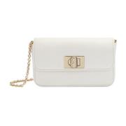 Furla 1927 Mini Väska med Kedja White, Dam