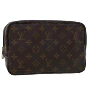 Louis Vuitton Vintage Pre-owned Canvas kuvertvskor Brown, Dam