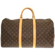 Louis Vuitton Vintage Pre-owned Canvas handvskor Brown, Dam