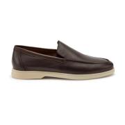 Frau Tidlös Slip-On Sportig Klassisk Sko Brown, Herr