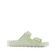 Birkenstock Klassisk sandal med mjuk gummiöverdel Green, Dam