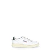 Autry Vita Lädersneakers med Brodyr White, Herr