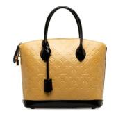 Louis Vuitton Vintage Pre-owned Laeder handvskor Beige, Dam